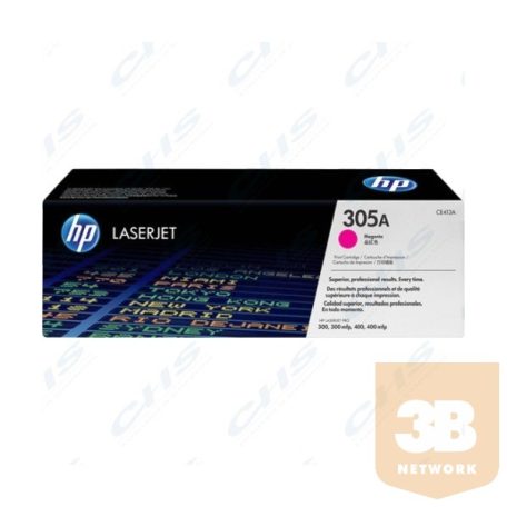 HP Toner 305A LJ Pro 300/400 M351 M375 M451 M475. magenta, 2600/oldal.