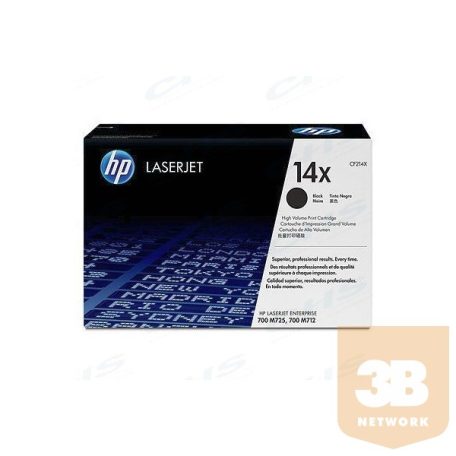HP Toner 14X LJ CF214X, 17.500/oldal, fekete