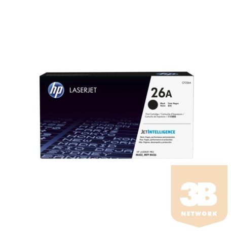 HP Toner (26A) CF226A fekete 3100/oldal