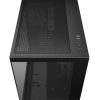 DeepCool Számítógépház - CG530 (fekete, ablakos, venti nélkül, BTS, ATX, 2xUSB3.0, 1xUSB2.0)