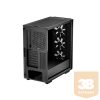 DeepCool Számítógépház - CG560 (fekete, ablakos, 3x12cm ventilátor, Mini-ITX / Mico-ATX / ATX / E-ATX, 2xUSB3.0)