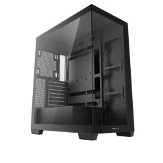   DeepCool Számítógépház - CG580 (fekete, ablakos, venti nélkül, BTS, ATX, 2xUSB3.0, 1xUSB2.0)