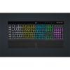 CORSAIR Vezetékes Billentyűzet Gaming, K55 RGB PRO, 6 programozható billentyű, Cseppálló, Csuklótámasz, US, fekete