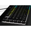 CORSAIR Vezetékes Billentyűzet Gaming, K55 RGB PRO, 6 programozható billentyű, Cseppálló, Csuklótámasz, US, fekete