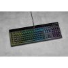 CORSAIR Vezetékes Billentyűzet Gaming, K55 RGB PRO, 6 programozható billentyű, Cseppálló, Csuklótámasz, US, fekete