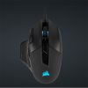 CORSAIR Vezetékes Egér Gaming, NIGHTSWORD RGB Tunable, 8 programozható gomb, RGB Világítás, 18000dpi, fekete