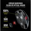 CORSAIR Vezetékes/Vezeték Nélküli Egér Gaming, M65 RGB ULTRA, 8 programozható gomb, RGB Világítás, 26000dpi, fekete