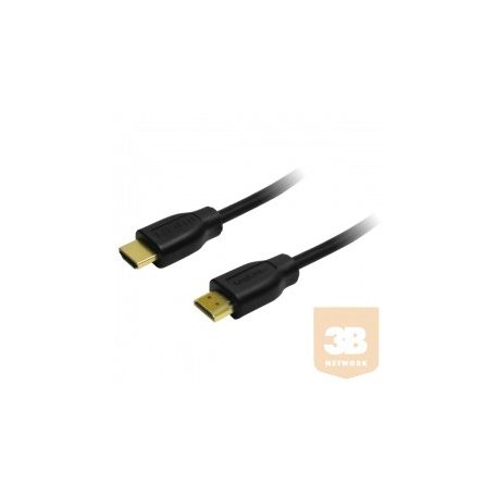 Logilink HDMI kábel --> HDMI 1.4 kábel, arany, 15 m