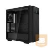 DeepCool Számítógépház - CH510 MESH DIGITAL (ablakos, 1x12cm ventilátor, Mini-ITX / Mico-ATX / ATX / E-ATX, 1xUSB3.0)