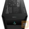 DeepCool Számítógépház - CH510 MESH DIGITAL (ablakos, 1x12cm ventilátor, Mini-ITX / Mico-ATX / ATX / E-ATX, 1xUSB3.0)