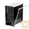 DeepCool Számítógépház - CH510 WH (fekete, ablakos, 1x12cm ventilátor, Mini-ITX / Mico-ATX / ATX / E-ATX, 2xUSB3.0)