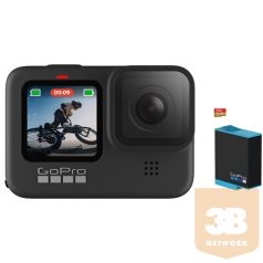   GoPro Hero 9 Black (5K+20MP, HyperSmooth 3.0, vízálló, levehető lencse)