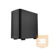 DeepCool Számítógépház - CK560  (fekete, ablakos, 3x12cm ventilátor, Mini-ITX / Mico-ATX / ATX / E-ATX, 2xUSB3.0, USB-C)