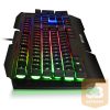 Spirit of Gamer Billentyűzet - PRO-K5 (105 gomb, Fém felső rész, RGB LED, USB, 19 anti-ghost, fekete, magyar)