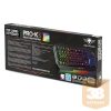 Spirit of Gamer Billentyűzet - PRO-K5 (105 gomb, Fém felső rész, RGB LED, USB, 19 anti-ghost, fekete, magyar)