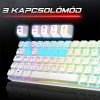 Spirit of Gamer Billentyűzet Mechanikus - XPERT K200  (TKL, SOG red, RGB LED,USB, anti-ghosting, fehér, magyar)