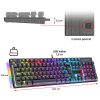 Spirit of Gamer Billentyűzet Mechanikus - XPERT K250 (105 gomb, SOG red, RGB LED,USB, anti-ghosting, fekete, magyar)