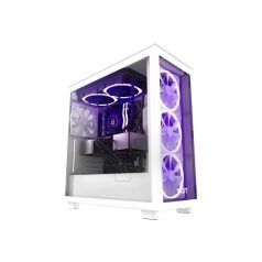 NZXT PC case H7 Flow RGB midi tower white