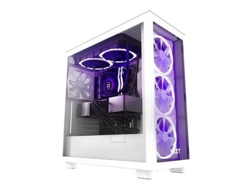 NZXT PC case H7 Flow RGB midi tower white