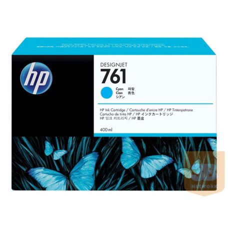 HP 761 original ink cartridge cyan standard capacity 400ml 1-pack