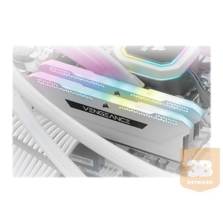 CORSAIR DDR4 32GB 2x16GB 3600MHz DIMM CL18 VENGEANCE RGB PRO SL White 1.35V XMP 2.0