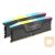 CORSAIR VENGEANCE RGB 32GB 2x16GB DDR5 5200MT/s DIMM Unbuffered 40-40-40-77 Std PMIC AMD EXPO Cool Grey Heatspreader 1.25V