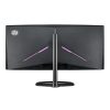 COOLER MASTER Ívelt VA Monitor Quantum Dot, 34" GM34-CW, 144Hz, UWQHD 3440x1440, FreeSync2, 2xHDMI2.0/1xDisplayport1.2