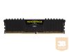 CORSAIR 16GB DDR4 3000MHz 288 DIMM unbuffered 16-20-20-38 Vengeance LPX Black Heat Spreader 1.35V XMP2.0