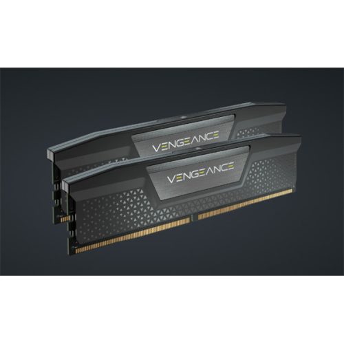 CORSAIR VENGEANCE 16GB 2x8GB DDR5 5200MT/s DIMM Unbuffered 40-40-40-77 1Gbx16 Std PMIC XMP 3.0 Black Heatspreader PCB 1.25V