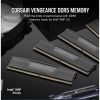 CORSAIR VENGEANCE 16GB 2x8GB DDR5 5200MT/s DIMM Unbuffered 40-40-40-77 1Gbx16 Std PMIC XMP 3.0 Black Heatspreader PCB 1.25V