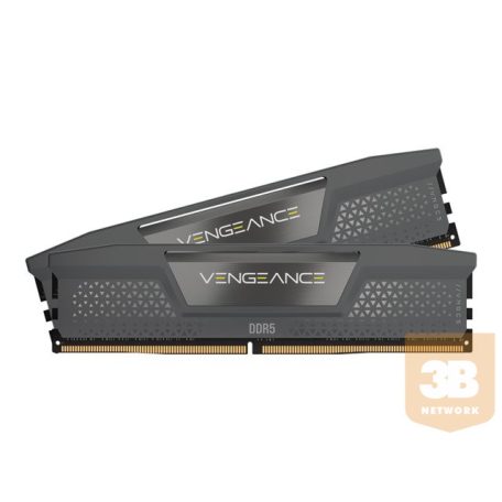 CORSAIR VENGEANCE 32GB 2x16GB DDR5 6000MHz DIMM Unbuffered 36-36-36-76 Std PMIC AMD EXPO Cool Grey Heatspreader Black PCB 1.35V