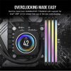 CORSAIR Memória DOMINATOR TITANIUM RGB DDR5 32GB 4800MHz CL32, INTEL (Kit of 2), fehér