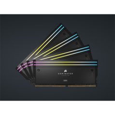   CORSAIR Memória DOMINATOR TITANIUM RGB DDR5 64GB 4800MHz CL36, INTEL (Kit of 4), fekete