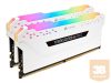 CORSAIR 16GB RAMKit 2x8GB DDR4 3200MHz 2x288 DIMM Unbuffered 16-18-18-36 Vengeance RGB Pro White Heat Spreader RGB LED 1.35V XMP2.0