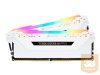 CORSAIR 16GB RAMKit 2x8GB DDR4 3200MHz 2x288 DIMM Unbuffered 16-18-18-36 Vengeance RGB Pro White Heat Spreader RGB LED 1.35V XMP2.0