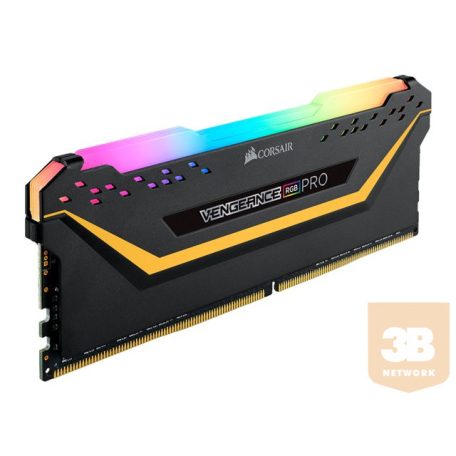 CORSAIR Vengeance DDR4 3200MHz 32GB 2x16GB DIMM Unbuffered 16-20-20-38 XMP 2.0 Pro black TUF Gaming RGB LED Black PCB 1.35V