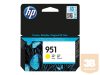 HP 951 original Ink cartridge CN052AE BGX yellow standard capacity 700 pages 1-pack Officejet