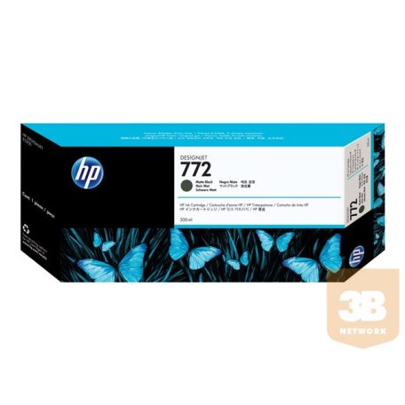HP 772 original Ink cartridge CN635A matte black standard capacity 300ml 1-pack
