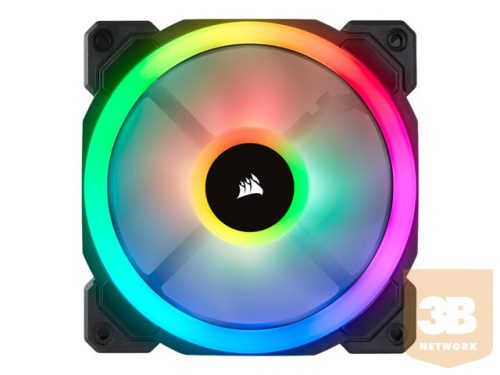 CORSAIR Fan LL120 RGB 120mm Dual Light Loop RGB LED PWM Fan Single pack