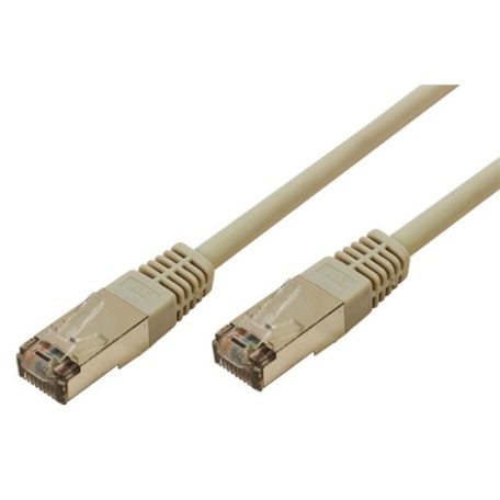 NET LogiLink CP1032D SF/UTP Cat5e patch kábel - Szürke -  1m
