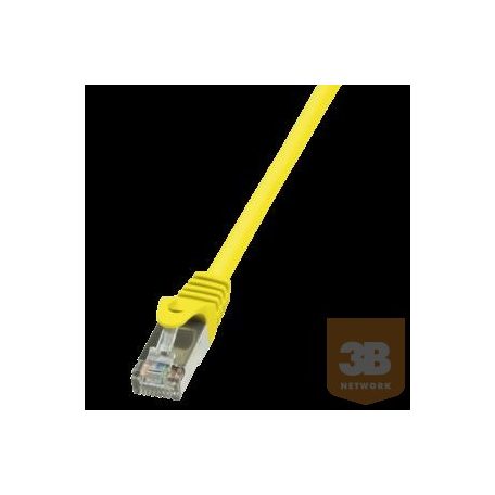 LOGILINK patch kábel, Cat.5e F/UTP 1,00m sárga