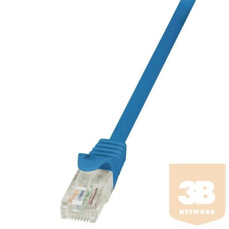 LOGILINK patch kábel, Cat.6 U/UTP EconLine 0,25m kék