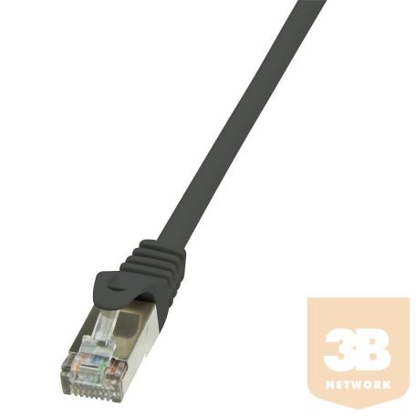 LOGILINK patch kábel, Cat.6 F/UTP EconLine 0,5m fekete
