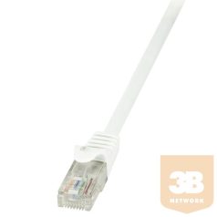 LOGILINK patch kábel, Cat.6 U/UTP EconLine 20m fehér
