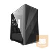 COOLER MASTER Ház Mini Tower ATX CMP 320L Tápegység nélkül, Üvegfalú, Fekete