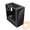 COOLER MASTER Ház Mini Tower ATX CMP 320L Tápegység nélkül, Üvegfalú, Fekete