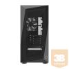 COOLER MASTER Ház Mini Tower ATX CMP 320L Tápegység nélkül, Üvegfalú, Fekete