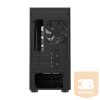 COOLER MASTER Ház Mini Tower ATX CMP 320L Tápegység nélkül, Üvegfalú, Fekete