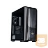 COOLER MASTER Ház, Mid Tower ATX CMP 520L, Edzett üveg, Tápegység nélkül, fekete