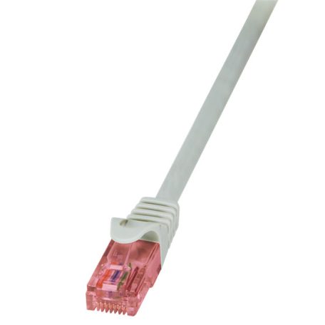 NET LogiLink CQ2022U U/UTP Cat6 PrimeLine patch kábel - Szürke - 0,5m